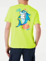 Man t-shirt with shark print | CRYPTO PUPPETS® SPECIAL EDITION