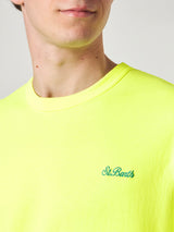 Man yellow cotton t-shirt