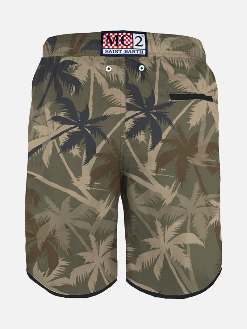 Boardshorts mit Palmen-Print