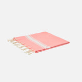 Pink fluo cotton towel