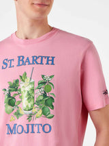 T-shirt da uomo in cotone con stampa St. Barth Mojito