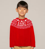 Saint Barth Norwegian print boy sweater