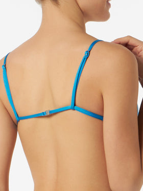 Woman bluette triangle top - MC2 Saint Barth
