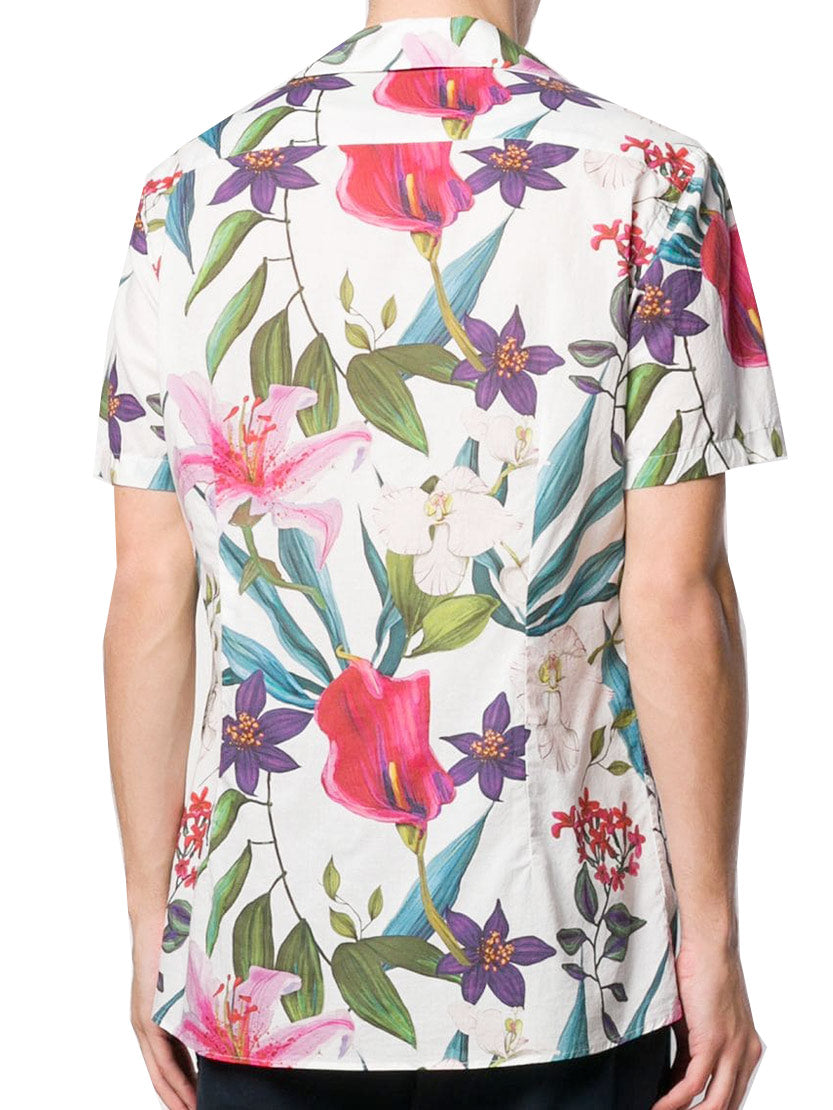 Tropical print man shirt - MC2 Saint Barth