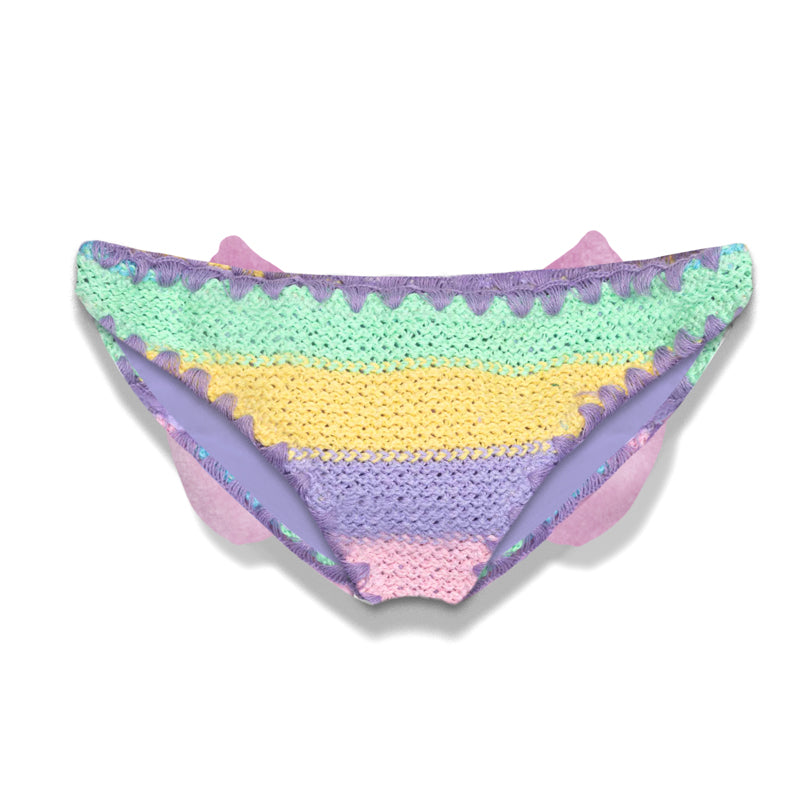 Girl pastel swim briefs