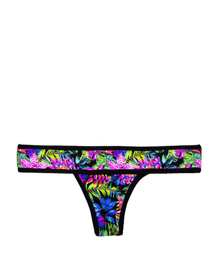 Blumen-Badehose aus Scuba-Stoff