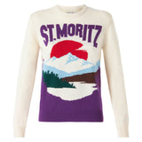 Maglione da donna girocollo con St.Moritz