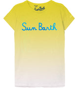 T-Shirt mit Sun Barth-Stickerei