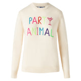 Damenpullover mit Party-Animal-Stickerei | NIKI DJ SONDEREDITION