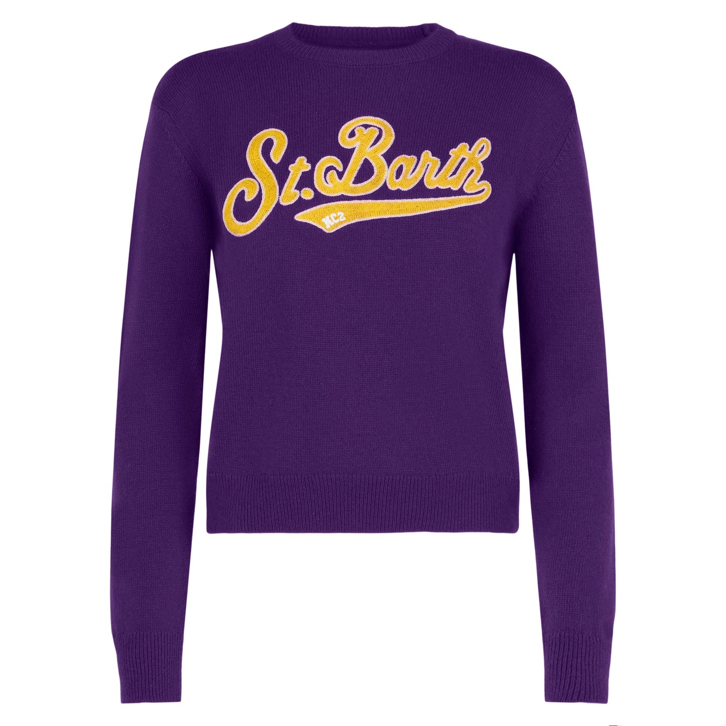 Woman purple cropped sweater - MC2 Saint Barth