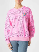 Damen-Sweatshirt mit Bandana-Print