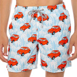 Man swim shorts with Fiat 500 car print | |FIAT© 500 Special Edition