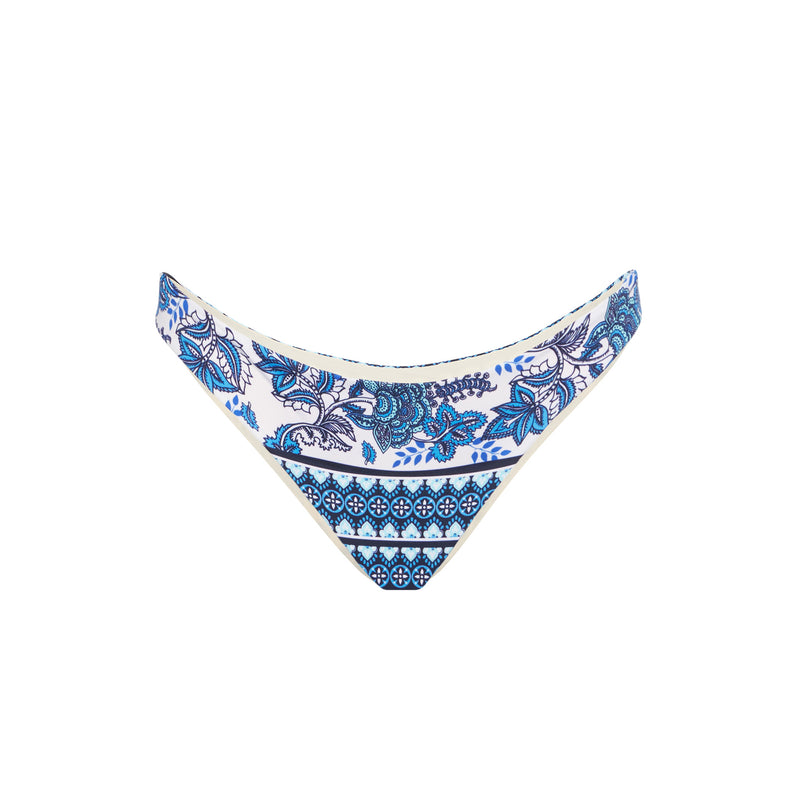 Woman swim briefs with gipsy print