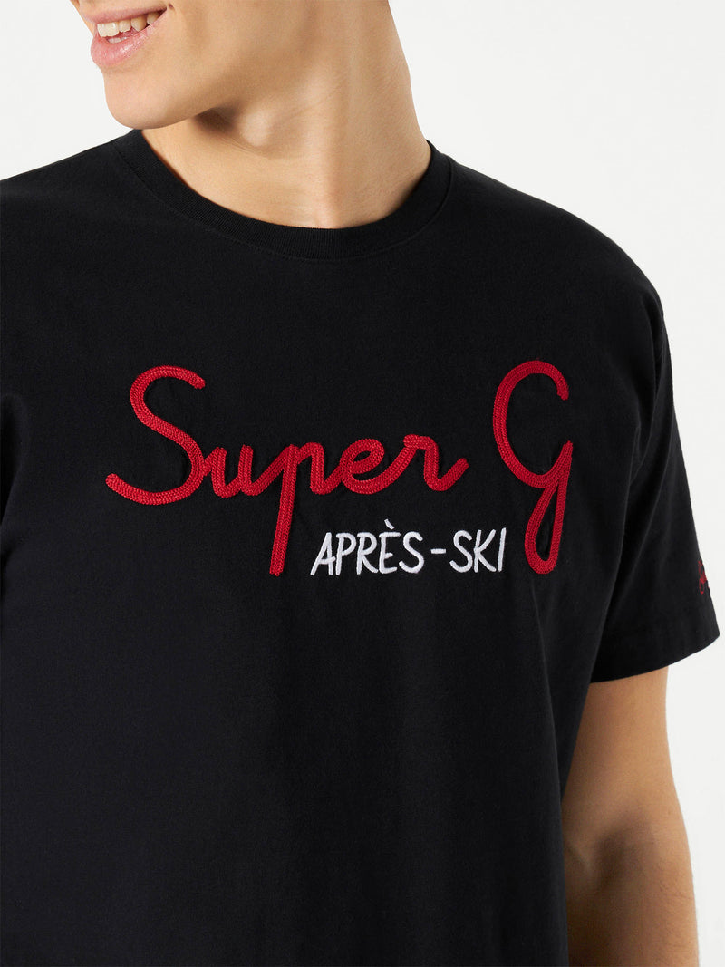 Herren-T-Shirt mit Super-G-Stickerei | SUPER G SONDEREDITION