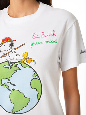 Damen-T-Shirt aus Baumwolle mit Snoopy-Aufdruck | SNOOPY – PEANUTS™ SONDEREDITION