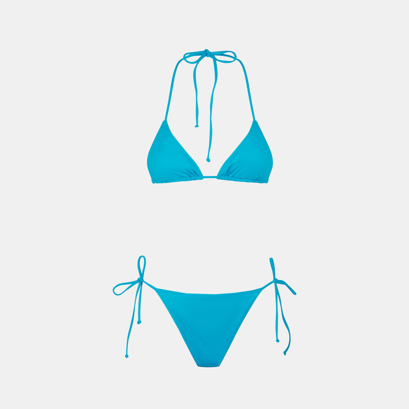 Bikini da donna a triangolo turchese