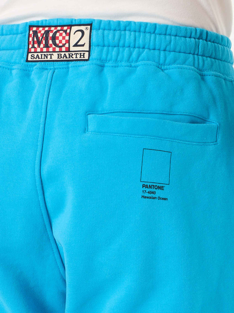 Turquoise track pants | Pantone™ Special Edition