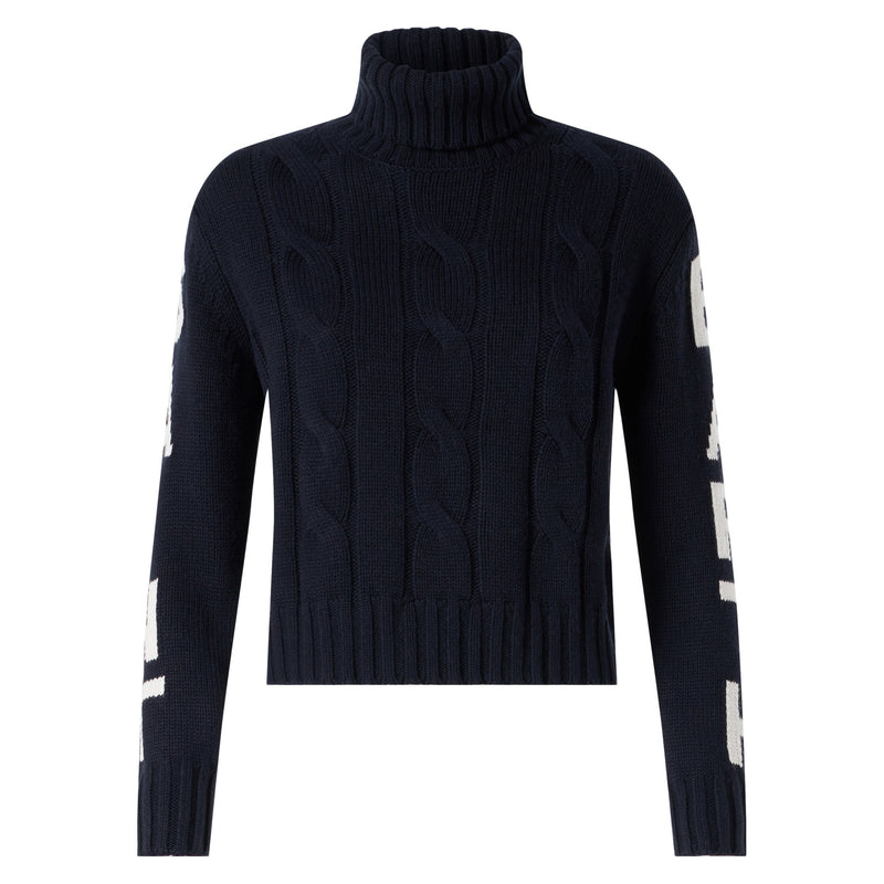 Turtleneck braided sweater Saint Barth