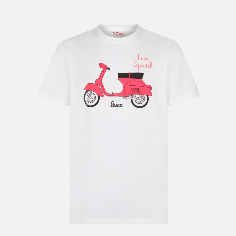 Herren-T-Shirt aus Baumwolle mit Vespa-Aufdruck | VESPA® SONDEREDITION