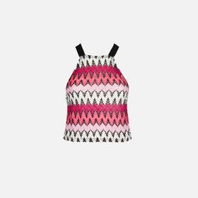 Chevron-Top für Damen