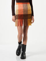 Woman skirt with fringes