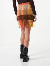 Woman skirt with fringes