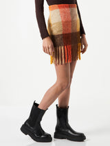 Woman skirt with fringes