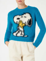 Gebürsteter Damenpullover mit Snoopy-Print | SNOOPY – PEANUTS™ SONDEREDITION