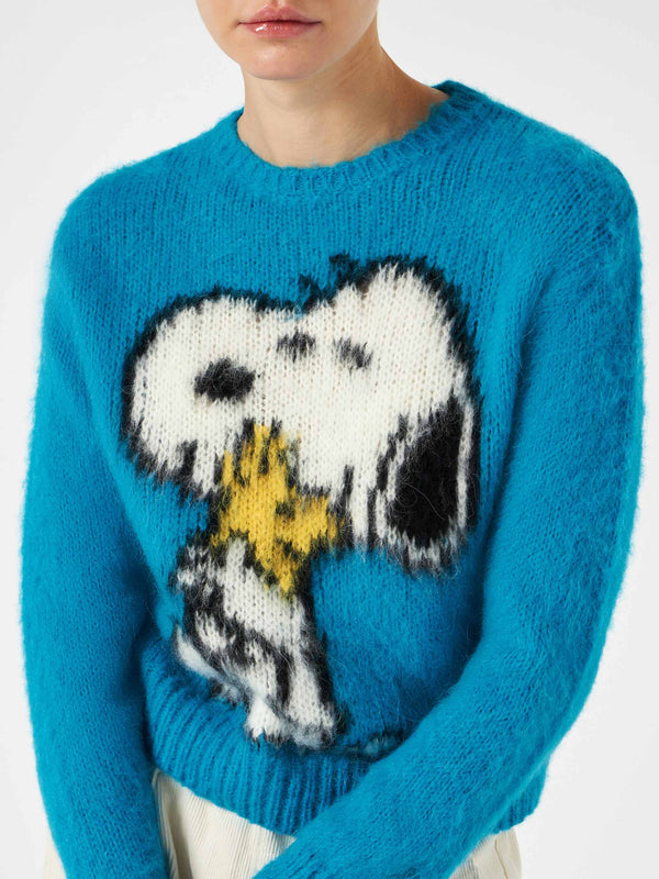 Gebürsteter Damenpullover mit Snoopy-Print | SNOOPY – PEANUTS™ SONDEREDITION