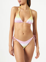 Frottee-Triangel-Bikini für Damen