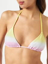 Frottee-Triangel-Bikini für Damen