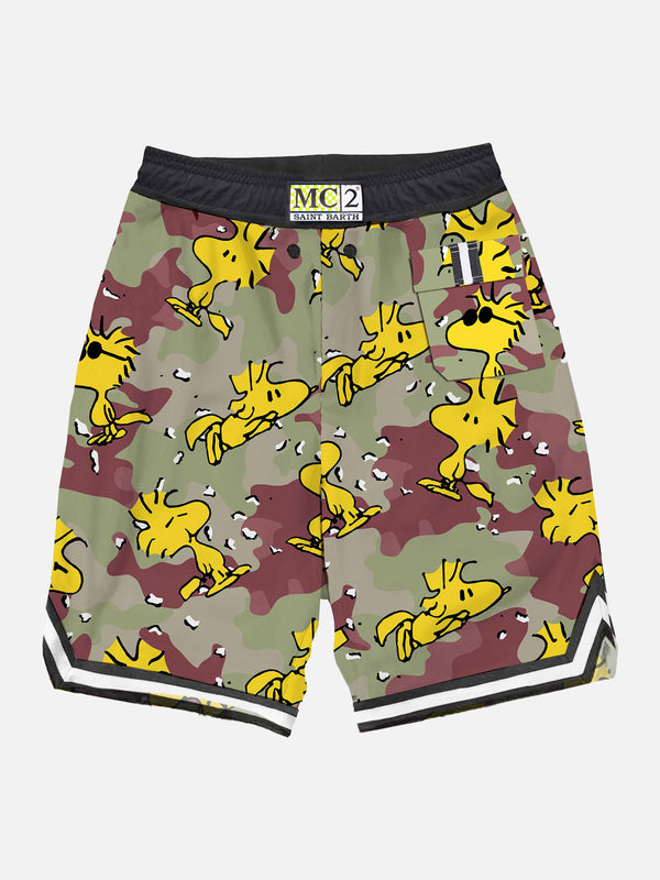 Lange Badeshorts mit Woodstock-Print | WOODSTOCK – PEANUTS™ SONDEREDITION