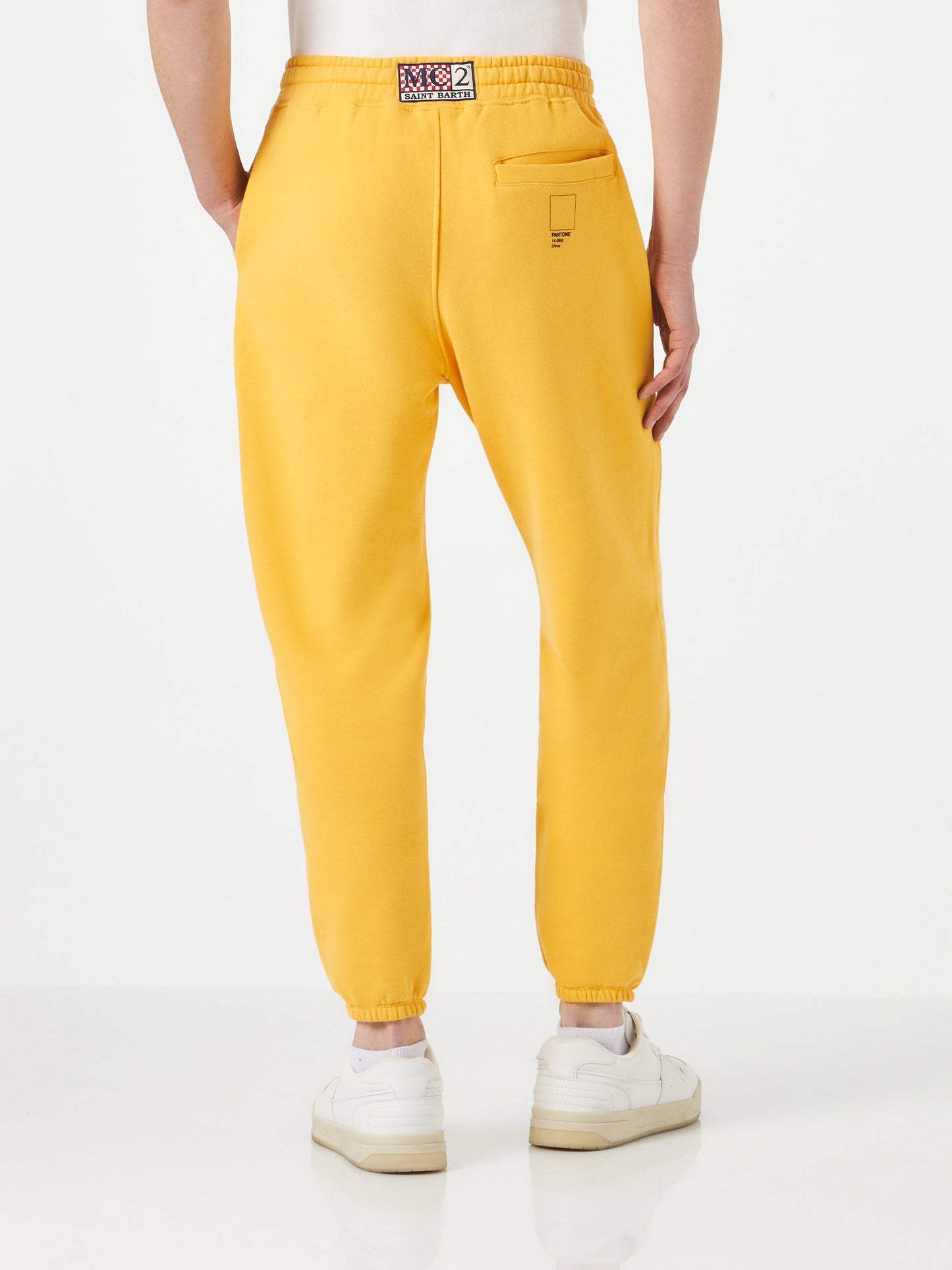 Yellow-ochre track pants | Pantone® Special Edition