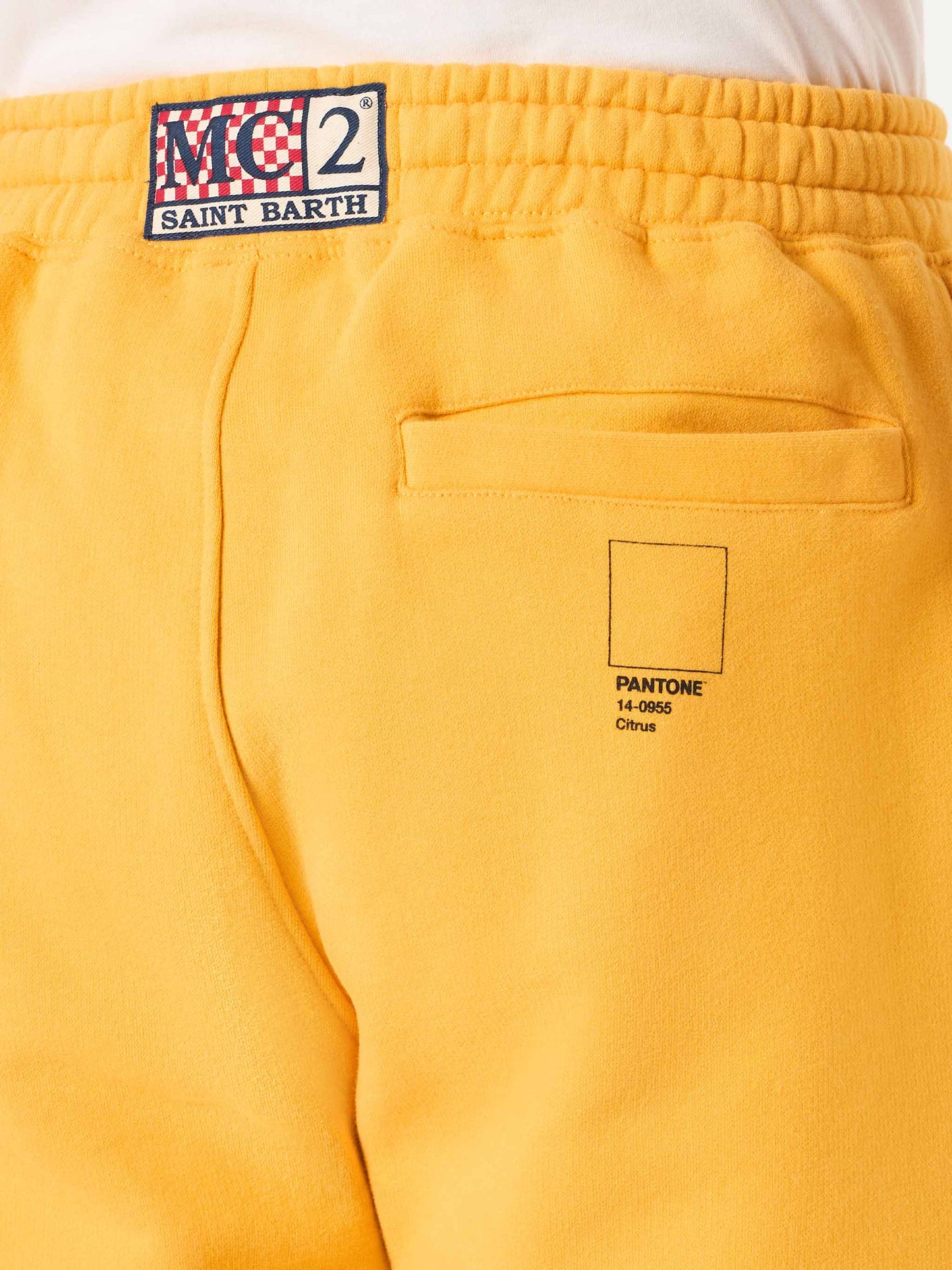 Yellow-ochre track pants | Pantone® Special Edition